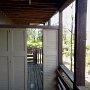 The entrance to the rear Lanai off the two bedrooms in Flashlight House